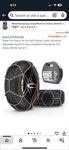 Tire Snow Chain KN130 For Pick Up Trucks. Sub Adjustable Emergency. Fixed Price $44.99.