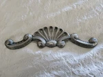 Vintage Ornamental Silver Antiqued Finish Wall Hanging Door Topper. Fixed Price $40.00.