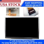 LAM070G133A 7" Lcd Display For 2018-2022 Jeep Wrangler Unlimited Sport Cluster. Fixed Price $190.99.
