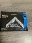 4 Pack 2-1/2 Galvanized Steel Corner Braces Brackets Prosource 0136879 Nos. Fixed Price $12.95.