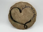 Evergreen Enterprises "whiskers My Heart" Dedication Garden Stone. Fixed Price $27.00.