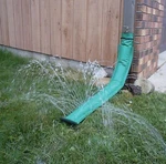 46" Drain Away Downspout Extender 4' Gutter Extension DE46 As Seen Tv. Fixed Price $16.99.