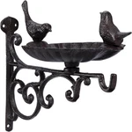 Wall Mount Birds Feeder With Hanging Bracket, Heavy Duty Cast Iron Bath .... Fixed Price $51.65.