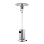 Propane Patio Heater 50000BTU Tall Hammered W/round Table Outdoor Silver. Fixed Price $124.99.