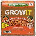 Hydrofarm (#JSCC2) Organic Coco Coir Planting Chips, Block - 9LB, 15OZ. Fixed Price $30.99.