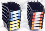 Wallpeg Kit 12 Black Parts Storage Bins Tool Workbench. Fixed Price $18.99.