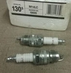 New Champion Spark Plug RF14LC Stock #130 - Lot Of 2. Fixed Price $9.74.
