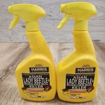 (X2) Harris Asian Lady Beetle & Boxelder Bug 32 Fl Oz, 1 Qt, New Lot Of 2, Spray. Fixed Price $38.00.
