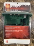 Home Accents Holiday 15FT Outdoor Power Stake 3-OUTLET Extension Cord W/ Cover &. Fixed Price $19.99.