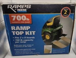 Reese Ramp Top Kit 700LB Capacity Pair Fits 2X8 Boards Aluminum 07009. Fixed Price $29.99.