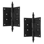 Renovators Supply 7.5" Antique Wrought Iron Hinges Crown Head Butt 2PCS. Fixed Price $43.99.