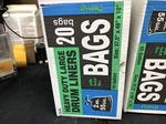 40-H.B. Smith Tools DL20 Drum Liner Trash Bags, 55 GALLON,2- Pack. Fixed Price $25.00.