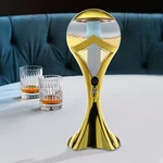 3L Wine Dispenser Spherical Beverage With Ice Tube And Led Lights. Fixed Price $40.57.