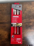 Weber Original Stainless Steel Skewer Set/elevations Tiered System- 4 Pack Nos. Fixed Price $44.00.