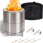 Large Smokeless-fire-pit Outdoor Stainless-steel-firepit Portable Solo Pits. Fixed Price $101.61.