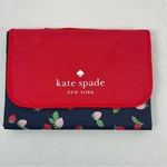 Kate Spade Strawberry Toss Packable Picnic Blanket Nwot. Fixed Price $39.00.