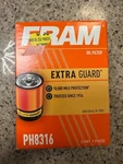 Fram Extra Guard Suregrip Oil Filter / PH8316 Conventional & Synthetic New. Fixed Price $12.00.