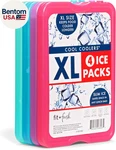 Coolers By 4 Xl Slim Ice Packs, Quick Freeze Space Saving Reusable. Fixed Price $23.86.