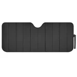 Reflective Black Foil Car Sun Shade Standard Reversible Folding Windshield Cover. Fixed Price $20.90.