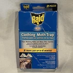 Raid Clothing Moth Trap, 2 Pack. Lasts Up To 6 Months!. Fixed Price $16.95.