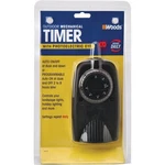 Woods 2001 Mechanical Timer, 8.3 A, 120 V, W, 24 Hr Setting, Black. Fixed Price $28.45.