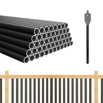 50 Pack 32" Aluminum Deck Balusters Round Black Railing Stair Porch Stai.... Fixed Price $112.92.