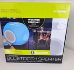 Sylvania Outdoor Wireless Bluetooth Speaker Colour Changing Weather Resistant. Fixed Price $29.02.