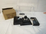 Barrette Fence Post Base 2 Inch Black Surface Mount With Cover 73045677. Fixed Price $32.88.