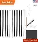 Classic 32-INCH Hollow Round Iron Balusters Matte Black Finish, 25-PACK. Fixed Price $85.49.