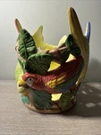 Rare Vintage Collectable Parrot Pot/vase. Great Condition See Description. Fixed Price $49.99.