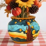 Plant Pots With Drainage Holes - Cute Unique Starry Sky Theme Flower. Fixed Price $26.95.