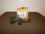 Vintage Horse Toy Cast Iron Victorian Carrige. Fixed Price $59.99.