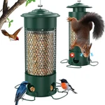 Metal Squirrel Proof Bird Feeders For Outdoors Hanging,weight-activated Large.... Fixed Price $49.81.