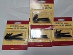 4 Packs, Panacea Swag Hooks, Powder-coated Steel Ceiling, Black ( 5 Per Pack). Fixed Price $9.00.
