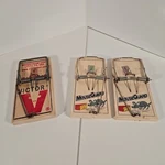 2 Mouse Guard Traps + 1 Woodstream Corp Rat. Fixed Price $10.41.