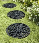 12" Heavy-duty Round Rubber Garden Stepping Stone Mats,set Of 4. Fixed Price $43.04.