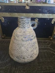Vintage Egyptian Possible Aztec Jug, Vessel, Vase Hand Made Pottery Heavy. Fixed Price $51.77.