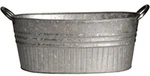 Robert Allen MPT01646 Oval Tub Tapered With Handles, 24", Galvanized. Fixed Price $55.08.