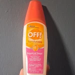 Off! Familycare Tropical Fresh Mosquito Repellent Pump Spray Light Scent 6 Fl Oz. Fixed Price $6.00.