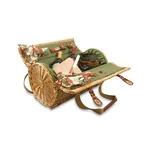 Picnic Time - Verona Wine & Cheese Basket Wicker Tote Ba.... Fixed Price $145.33.