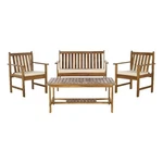 Pemberly Row 4 Piece Outdoor Seating Set For Patio And Deck Relaxation. Fixed Price $509.82.