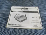 Woods Model M72 I-1 Rotary Mower Owner's Operators Manual. Fixed Price $14.99.