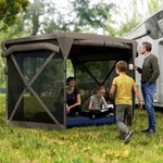 Outsunny 11FT Pop Up Gazebo Screen Tent With Removable Roof. Fixed Price $144.99.