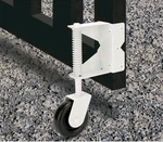 Heavy Duty 4" Spring Loaded Gate Caster Wheel, Swivel Mount Fence Driveway Kit. Fixed Price $22.99.