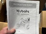 Kubota Rear Weight Bracket T2090 And T2290 Series Lawn Tractors. Fixed Price $75.00.