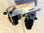 (2) Orbit 67025 Full Flow 4 Port Manifold,converts Shrub To Drip Watering System. Fixed Price $10.95.