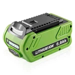 6.0AH For Greenworks G-max Volt Lithium Battery 29472 29462 29252 20202. Fixed Price $39.98.