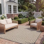 Safavieh Courtyard Collection 8' X 11' Grey Cream CY6937 Indoor/-outdoor-wa.... Fixed Price $240.70.