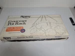 Rogar Gourmet Rectangle Pot Racks Black Finish New Box 30" 15" 2". Fixed Price $119.99.