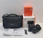Sony A6000 24.3MP Mirrorless Digital Camera Plus Lens, Battery And Bag. Fixed Price $1499.95.